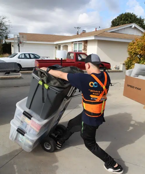 OC mover in front of truck